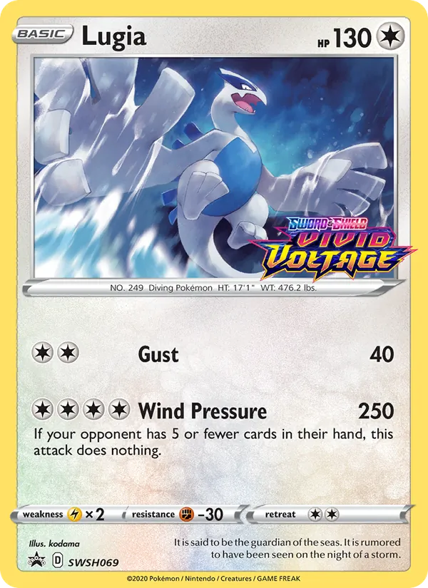 SWSH069 Lugia – SWSH Black Star Promos
