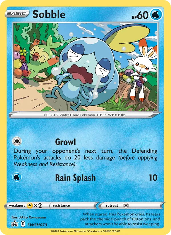 SWSH073 Sobble – SWSH Black Star Promos