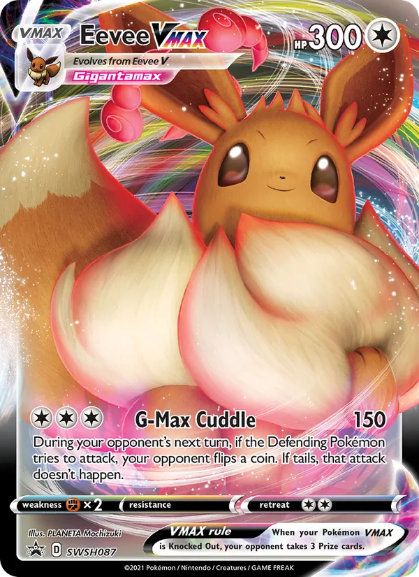 SWSH087 Eevee VMAX – SWSH Black Star Promos