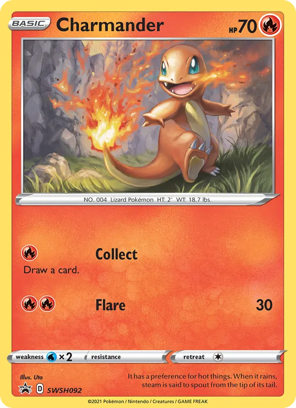 SWSH092 Charmander – SWSH Black Star Promos