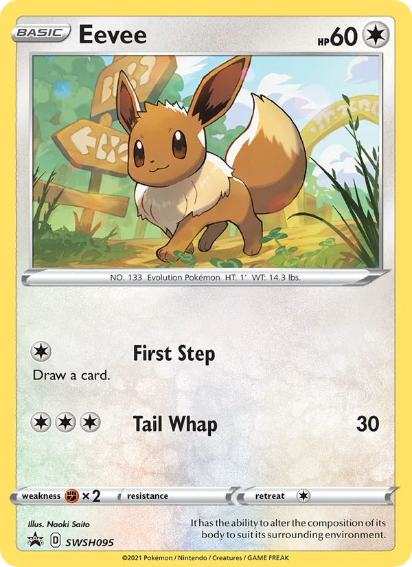 SWSH095 Eevee – SWSH Black Star Promos