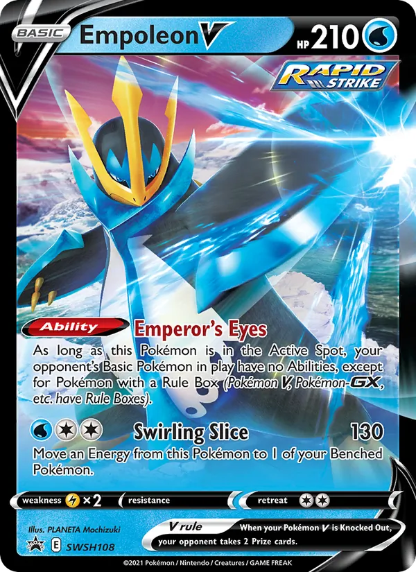 SWSH108 Empoleon V – SWSH Black Star Promos