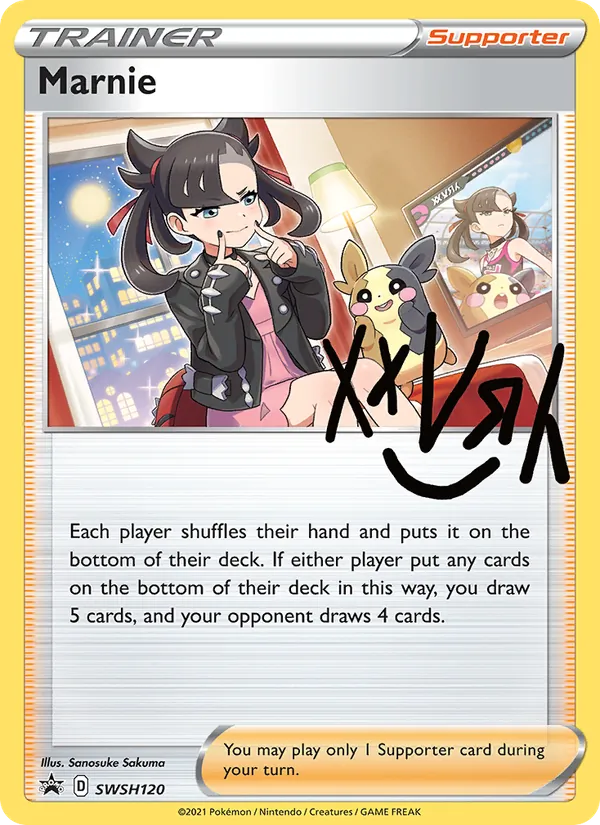 SWSH120 Marnie – SWSH Black Star Promos