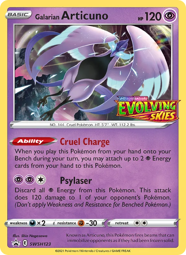 SWSH123 Galarian Articuno – SWSH Black Star Promos