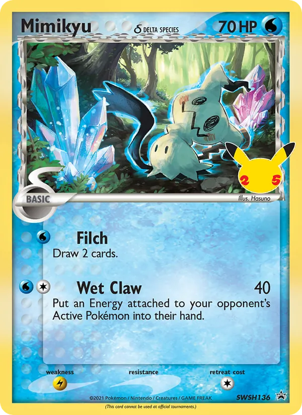 SWSH136 Mimikyu – SWSH Black Star Promos