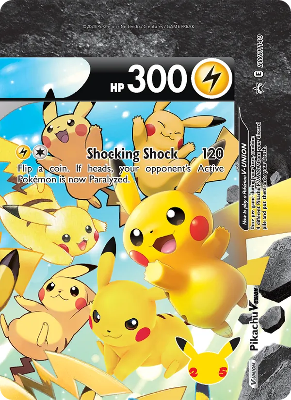 SWSH140 Pikachu V-UNION – SWSH Black Star Promos