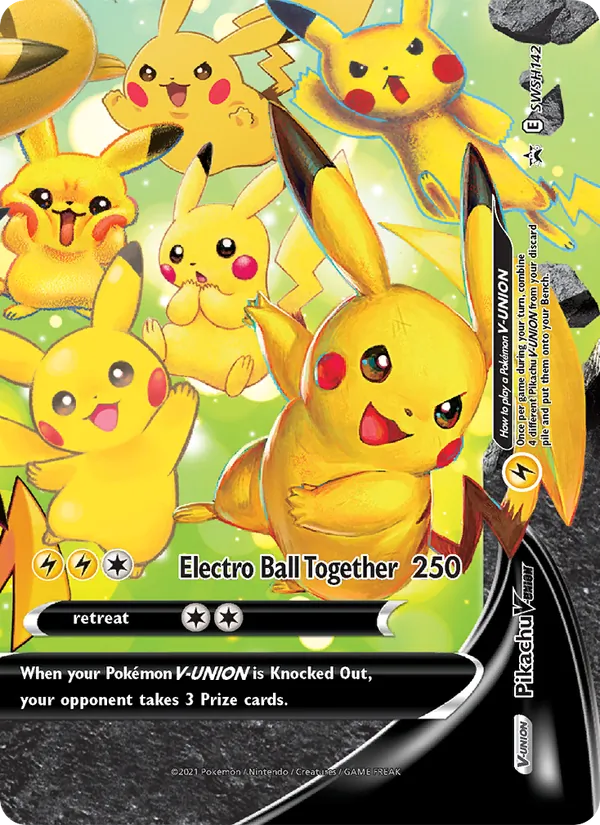 SWSH142 Pikachu V-UNION – SWSH Black Star Promos