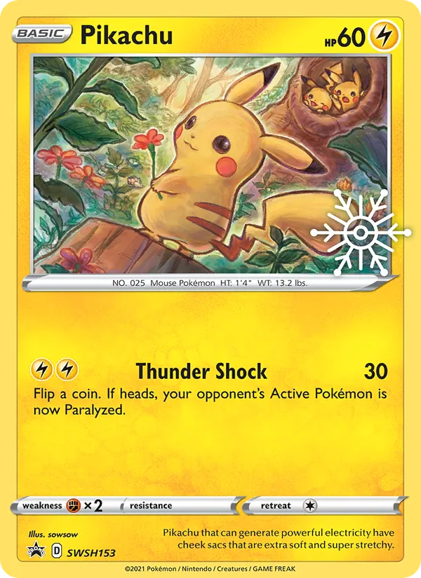 SWSH153 Pikachu – SWSH Black Star Promos