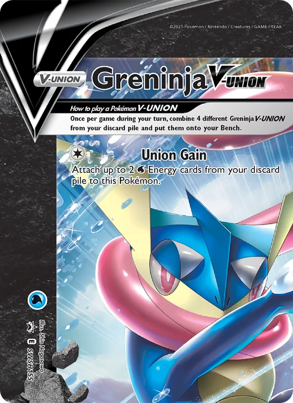 SWSH155 Greninja V-UNION – SWSH Black Star Promos