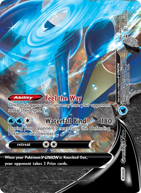 SWSH158 Greninja V-UNION – SWSH Black Star Promos