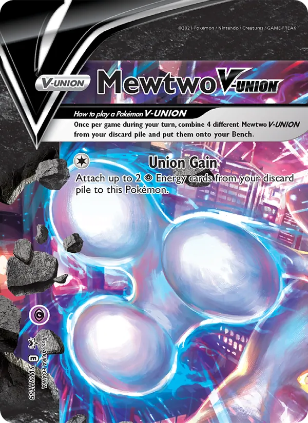 SWSH159 Mewtwo V-UNION – SWSH Black Star Promos