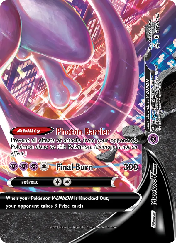 SWSH162 Mewtwo V-UNION – SWSH Black Star Promos