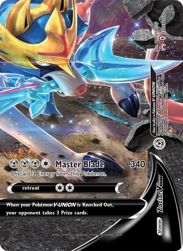SWSH166 Zacian V-UNION – SWSH Black Star Promos