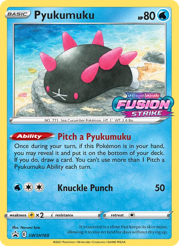 SWSH169 Pyukumuku – SWSH Black Star Promos