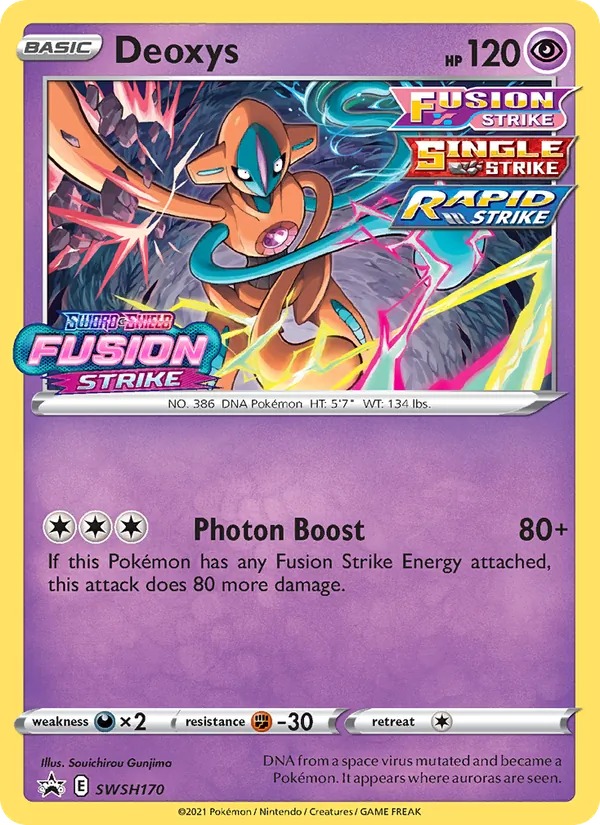 SWSH170 Deoxys – SWSH Black Star Promos