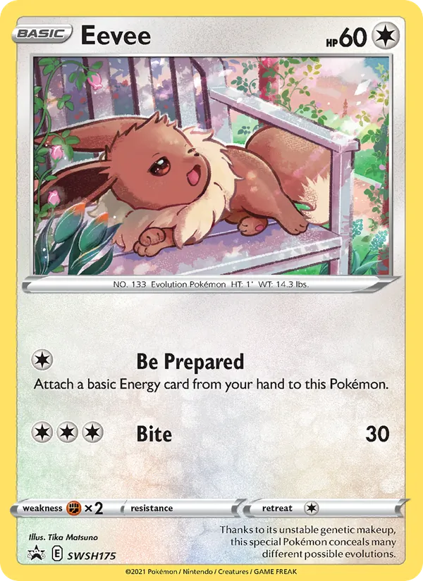 SWSH175 Eevee – SWSH Black Star Promos