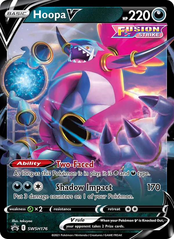 SWSH176 Hoopa V – SWSH Black Star Promos