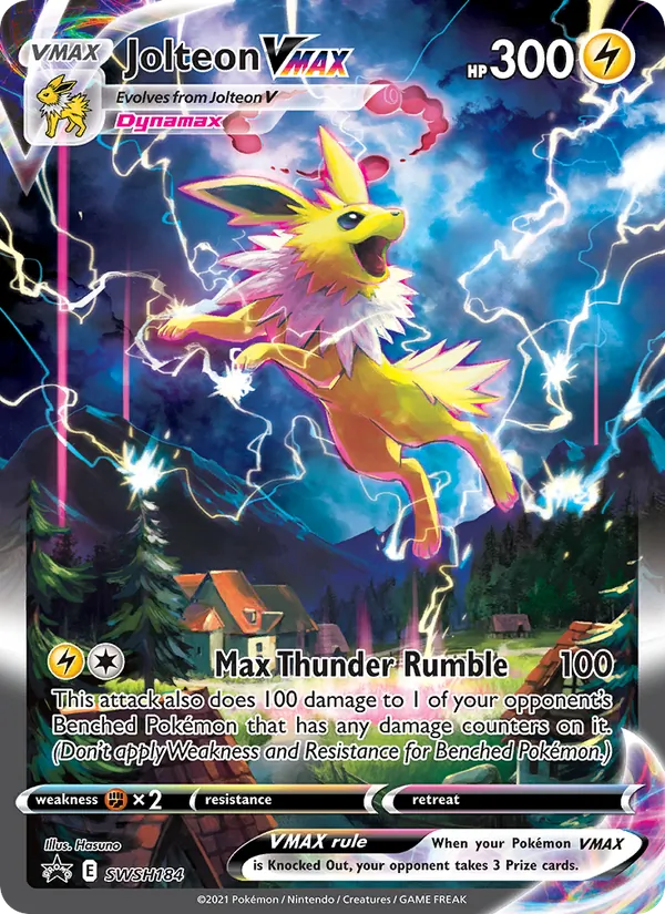 SWSH184 Jolteon VMAX – SWSH Black Star Promos