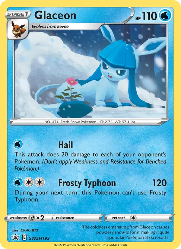 SWSH192 Glaceon – SWSH Black Star Promos