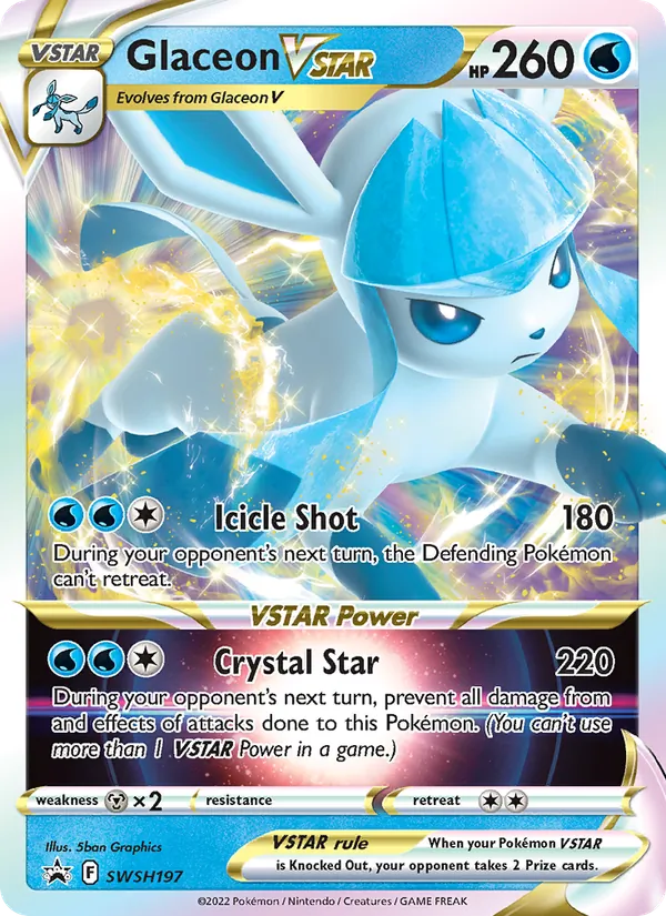SWSH197 Glaceon VSTAR – SWSH Black Star Promos