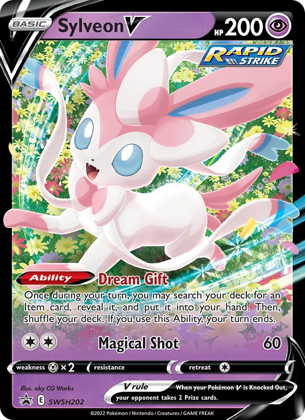 SWSH202 Sylveon V – SWSH Black Star Promos