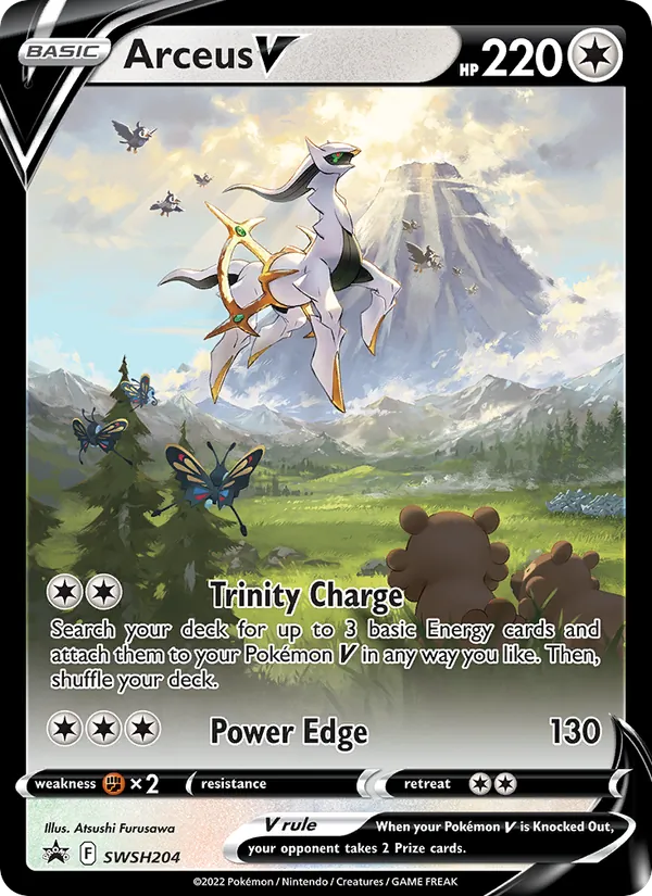 SWSH204 Arceus V – SWSH Black Star Promos