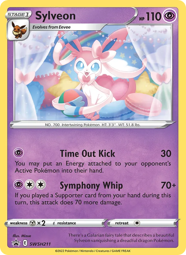 SWSH211 Sylveon – SWSH Black Star Promos