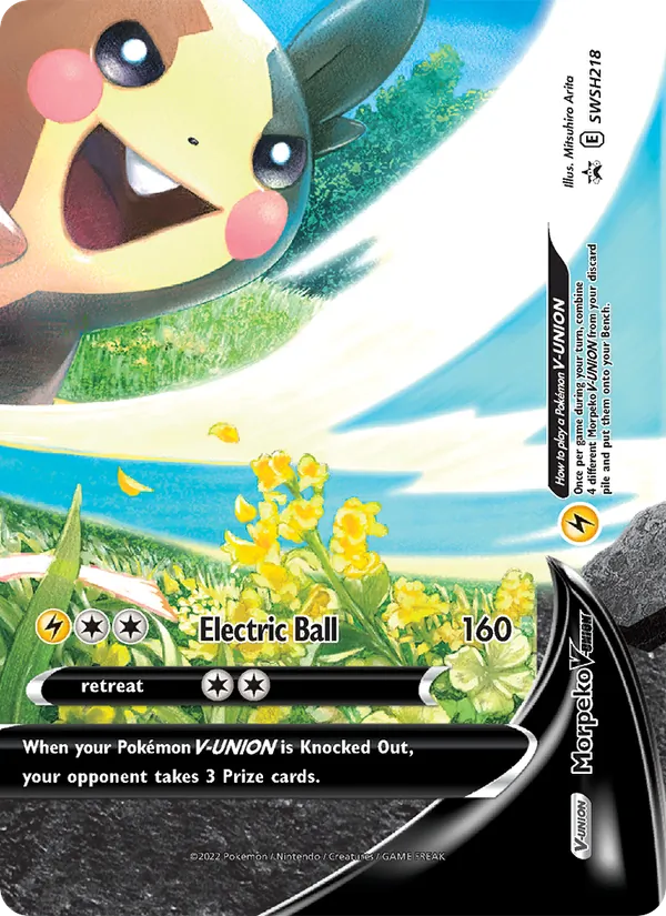 SWSH218 Morpeko V-UNION – SWSH Black Star Promos