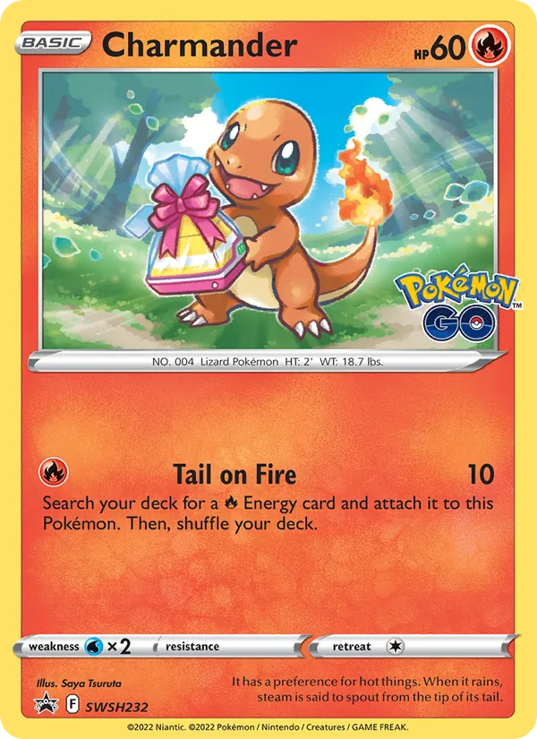 SWSH232 Charmander – SWSH Black Star Promos