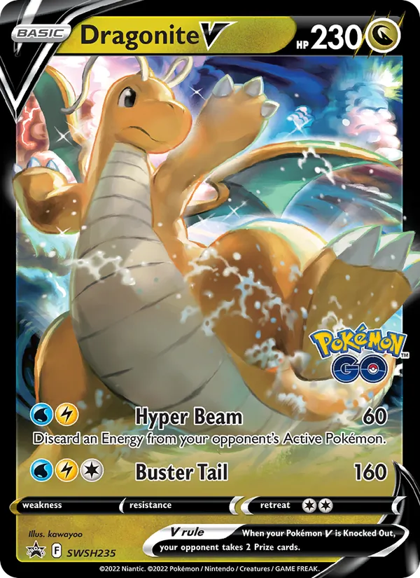 SWSH235 Dragonite V – SWSH Black Star Promos