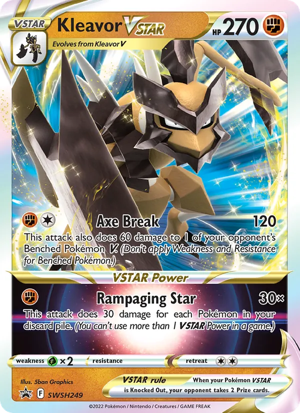 SWSH249 Kleavor VSTAR – SWSH Black Star Promos