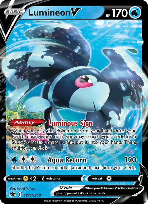 SWSH250 Lumineon V – SWSH Black Star Promos