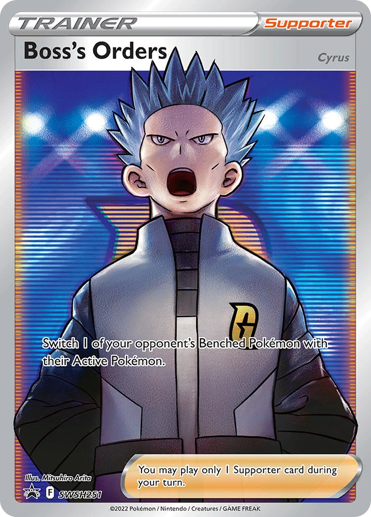 SWSH251 Boss's Orders – SWSH Black Star Promos