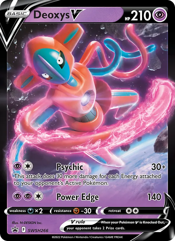 SWSH266 Deoxys V – SWSH Black Star Promos