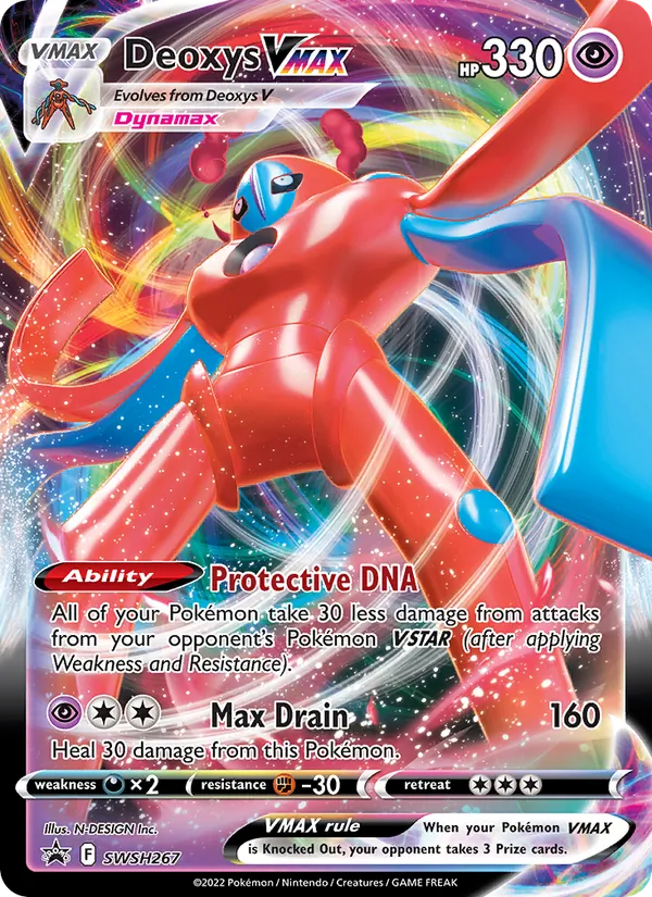 SWSH267 Deoxys VMAX – SWSH Black Star Promos
