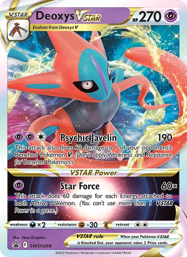 SWSH268 Deoxys VSTAR – SWSH Black Star Promos