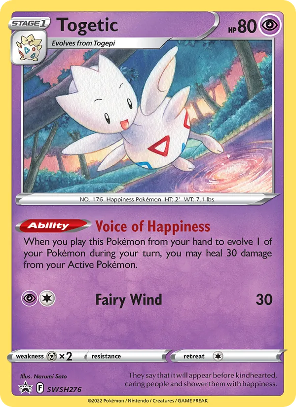 SWSH276 Togetic – SWSH Black Star Promos