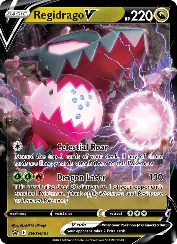 SWSH281 Regidrago V – SWSH Black Star Promos
