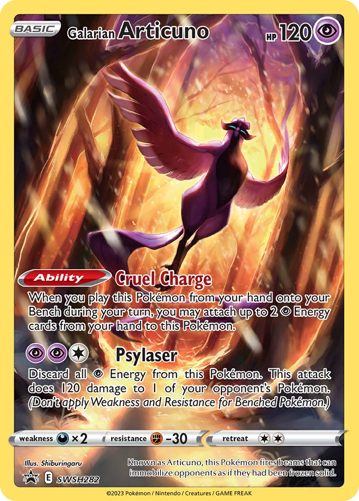 SWSH282 Galarian Articuno – SWSH Black Star Promos