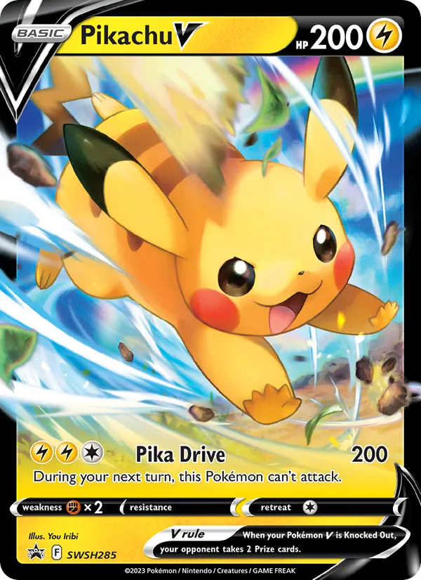 SWSH285 Pikachu V – SWSH Black Star Promos