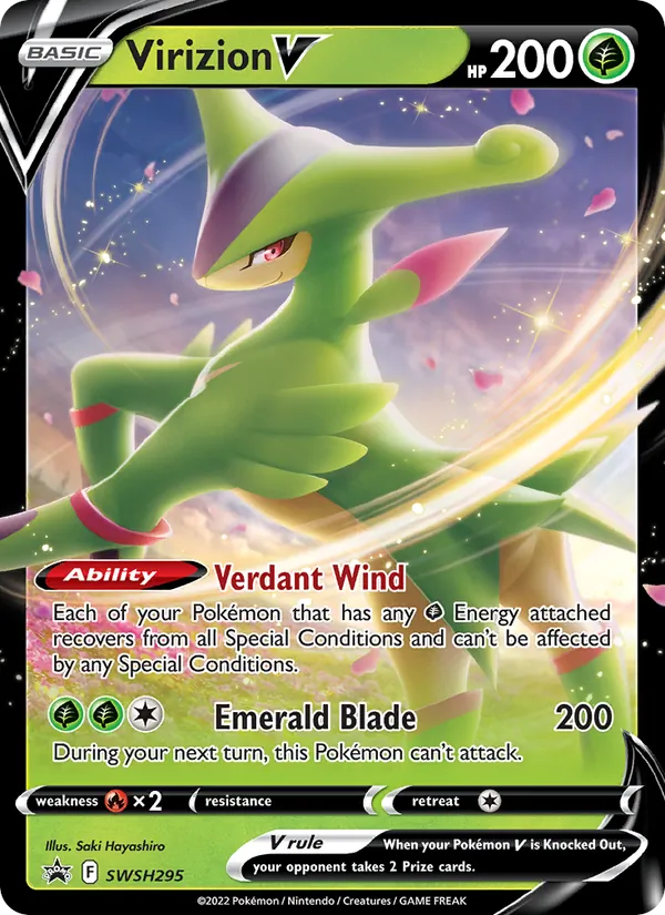 SWSH295 Virizion V – SWSH Black Star Promos