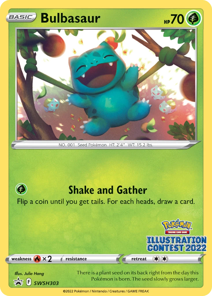 SWSH303 Bulbasaur – SWSH Black Star Promos