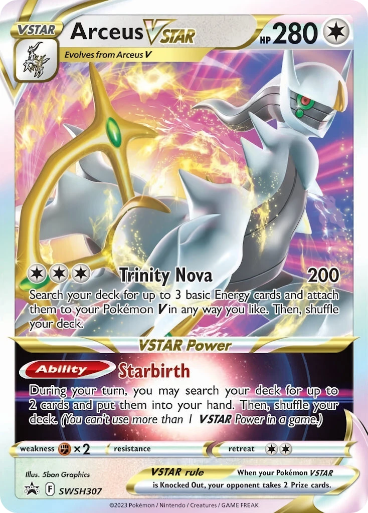 SWSH307 Arceus VSTAR – SWSH Black Star Promos