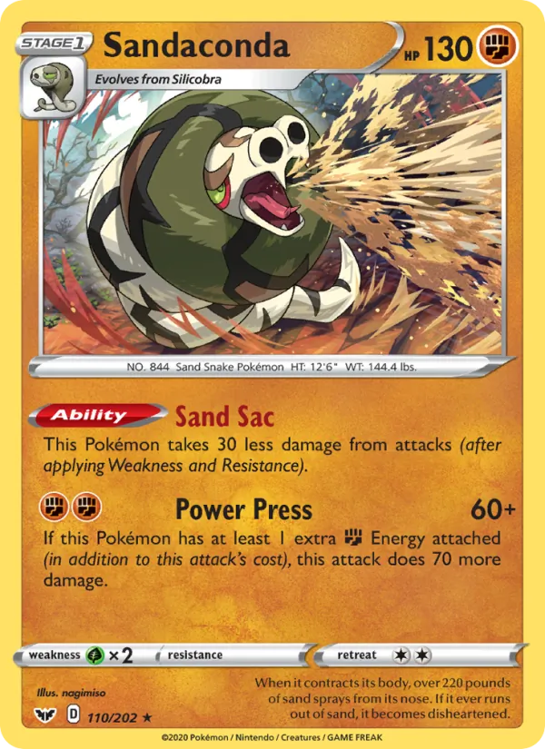 110 Sandaconda – Sword & Shield