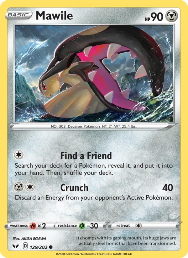 129 Mawile – Sword & Shield