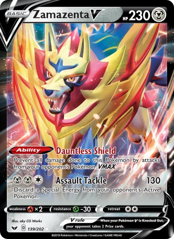 139 Zamazenta V – Sword & Shield