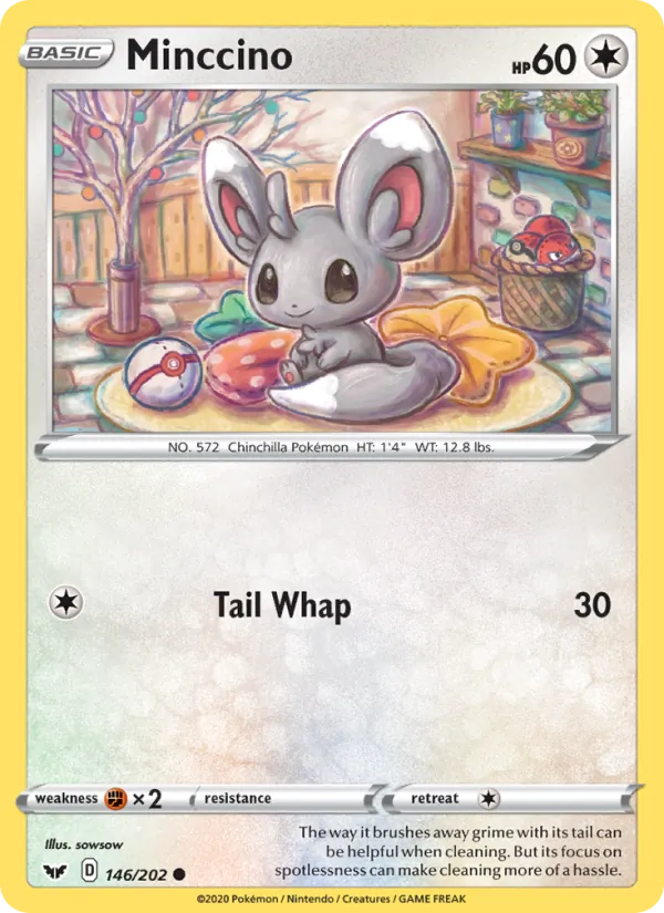 146 Minccino – Sword & Shield