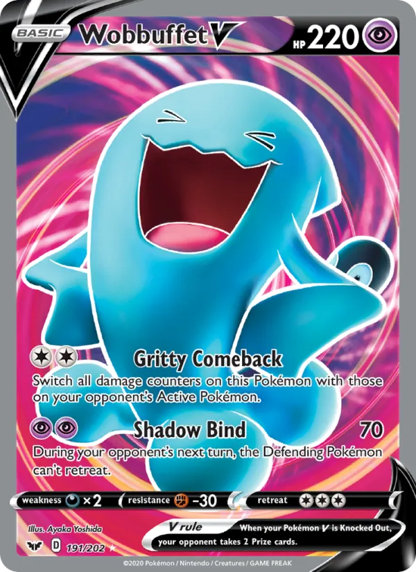 191 Wobbuffet V – Sword & Shield