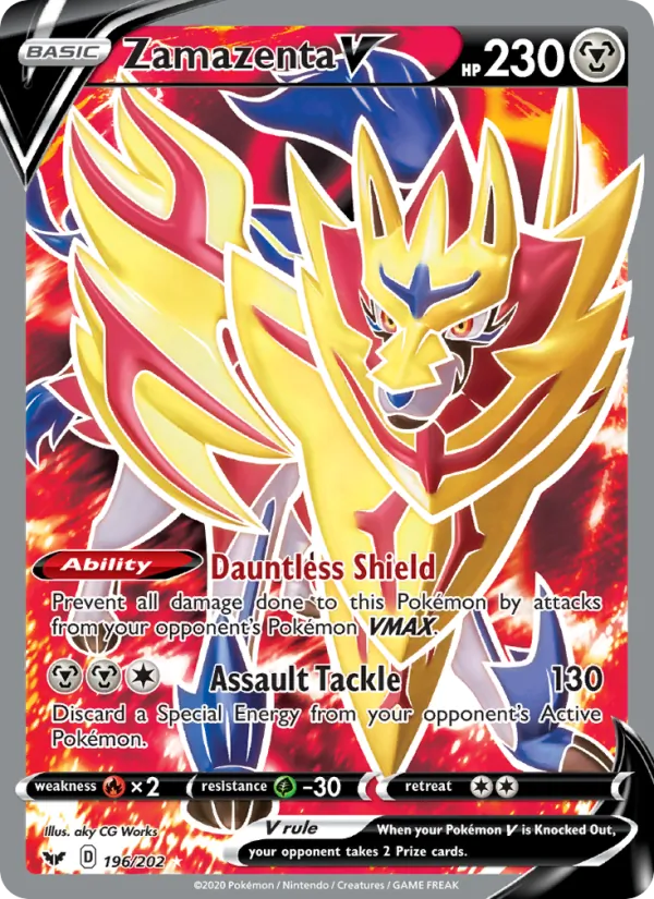196 Zamazenta V – Sword & Shield