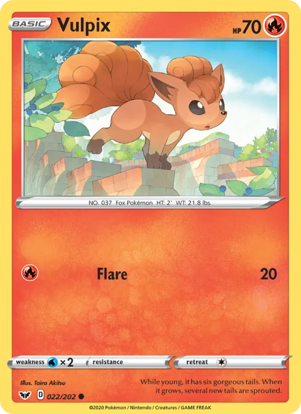 22 Vulpix – Sword & Shield